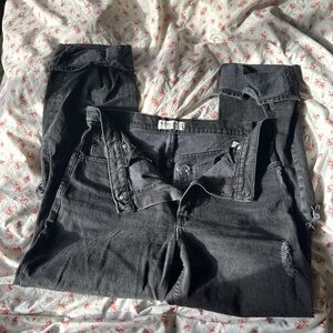 Abercrombie & Fitch High Rise Black Jeans